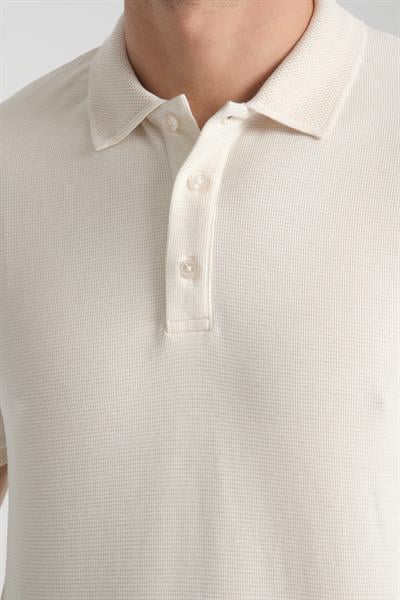 Waffle Erkek Regular Fit Polo Yaka T-Shirt 100% Pamuk POLOYAKA-DÜĞMELİ
