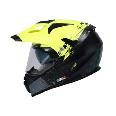 SWAY SW X60 SAND Yellow Black Cross Kask
