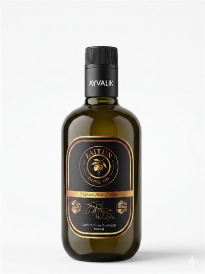 Zaitun Natürel Sızma Zeytinyağı – Ayvalık Serisi (500 ml)