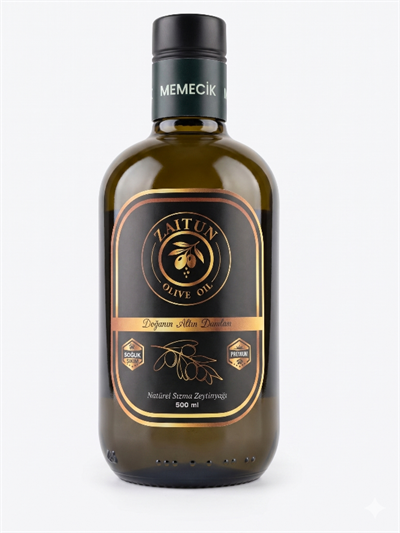 Zaitun Natürel Sızma Zeytinyağı – Gümüş Ödüllü (500 ml)
