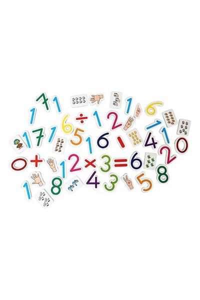 , Manyetik Harfler Ve Sayılar, 2 Li Set, Eğitici Magnet Set