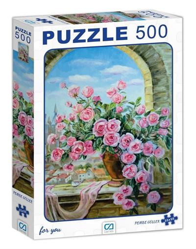 AFRİKALI KADINLAR - PEMBE GÜLLER 2Lİ PUZZLE SET
