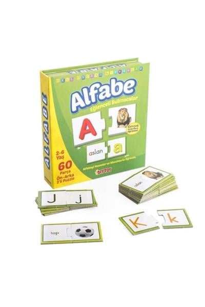 Alfabe Eğlenceli Bulmacalar 60 parça T01001406