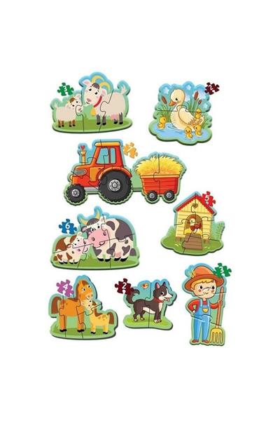 BABYSTORE BABY PUZZLE 2Lİ SET İLK ÇİFTLİK , İLK HAYVANLAR