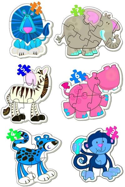 Dıytoy Benim İlk Hayvanlar Puzzlem