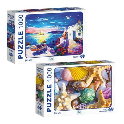 HUZUR - DENİZ 1000 PARÇA PUZZLE 2Lİ SET