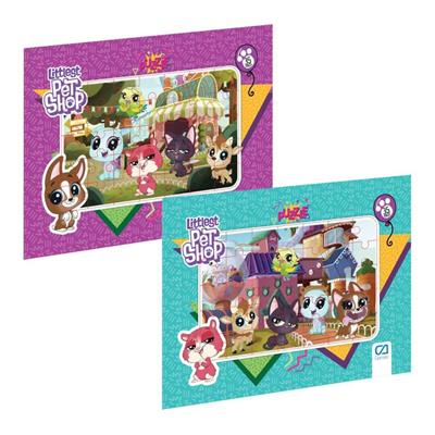 LITTLEST PET SHOP FRAME PUZZLE 35 PARÇA 2Lİ PUZZLE SETİ