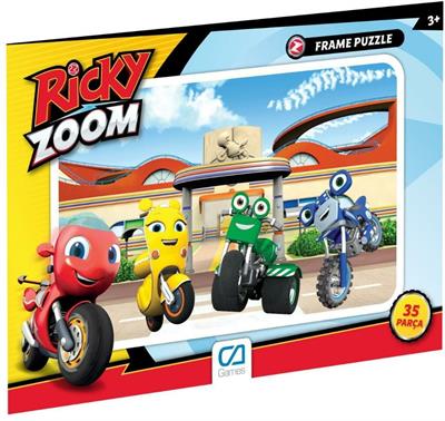 RİCKY ZOOM FRAME PUZZLE 35 PARÇA 2Lİ PUZZLE SETİ