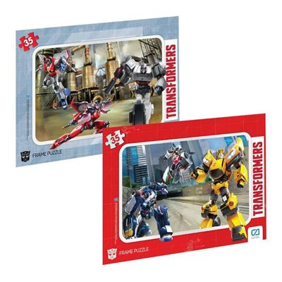 TRANSFORMERS FRAME PUZZLE 35 PARÇA 2Lİ PUZZLE SETİ