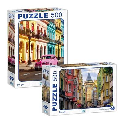 VENEDİK - HAVANA 500 PARÇA PUZZLE 2Lİ SET