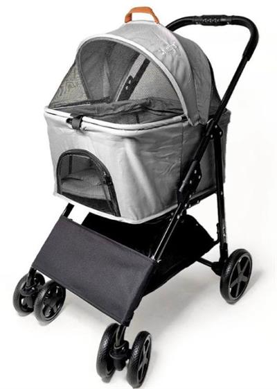 Zampa Albon Kedi Köpek Arabası Gri LD02-G 53x77x100 Cm