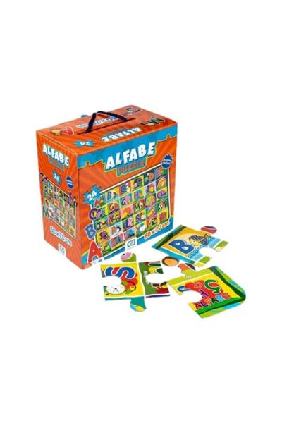 Alfabe 24 Parça Eğitici Puzzle/yapboz (Yer Puzzle)