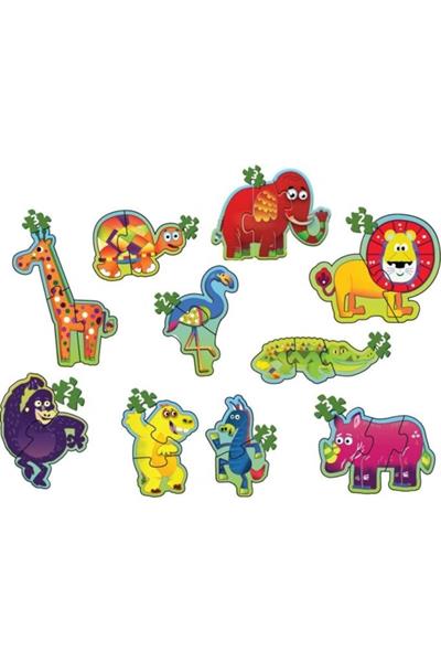 BABY PUZZLE 2Lİ SET ORMAN HAYVANLARI , DENİZ CANLILARI