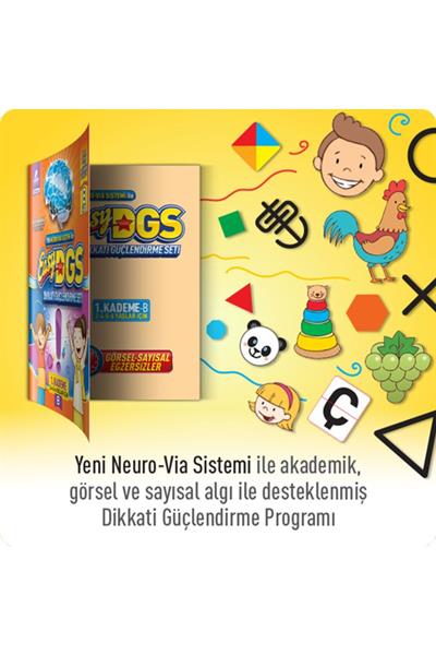 Easy Dikkati Güçlendirme Seti 1. Kademe 3-6 Yaş A