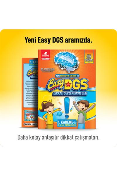 Easy Dikkati Güçlendirme Seti 1. Kademe 3-6 Yaş A