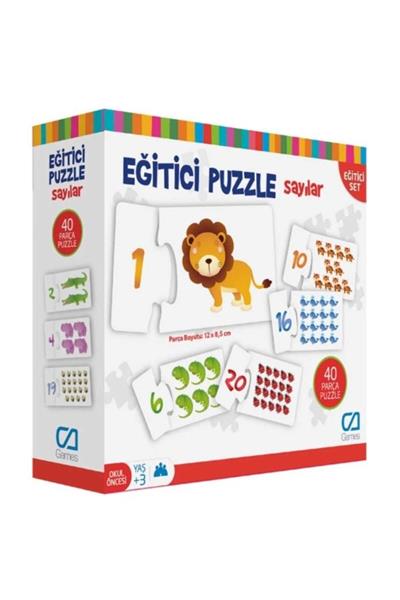 Eğitici Puzzle Sayılar 40 Parça Ca.5031