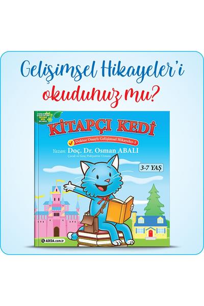 Kitapçı Kedi - Doktor Onaylı Gelişimsel Hikayeler Serisi 1