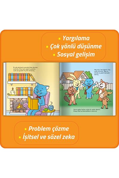 Kitapçı Kedi - Doktor Onaylı Gelişimsel Hikayeler Serisi 1