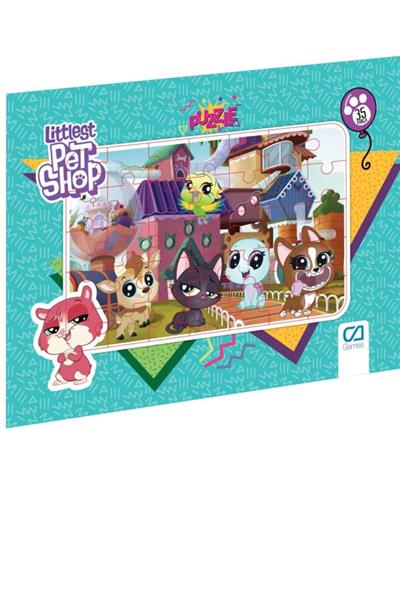 Lıttlest Pet Shop Frame Puzzle 35 Parça 2li Puzzle Seti