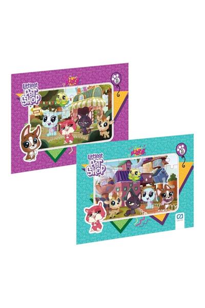 Lıttlest Pet Shop Frame Puzzle 35 Parça 2li Puzzle Seti