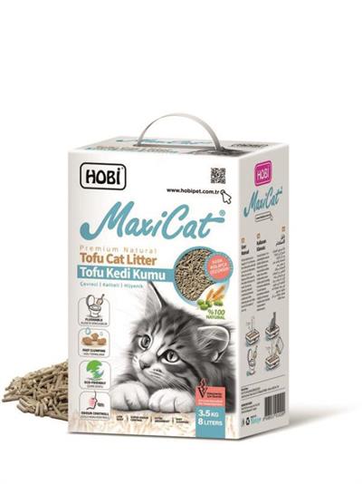 Maxicat %100 Bitkisel Pelet Tofu Kedi Kumu 16 Lt-Malt Paste Hediyeli