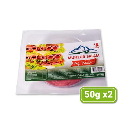 Munzur Dana Macar Salam (Aç-Bitir)  50 gr X 2 Adet