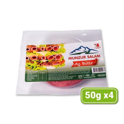 Munzur Dana Macar Salam (Aç-Bitir)  50 gr X 4 Adet
