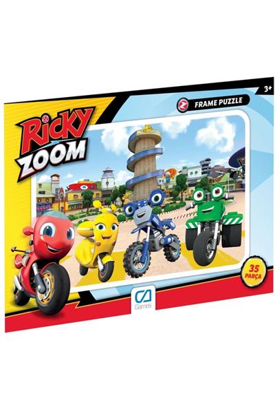 Ricky Zoom Frame Puzzle 35 Parça 2li Puzzle Seti