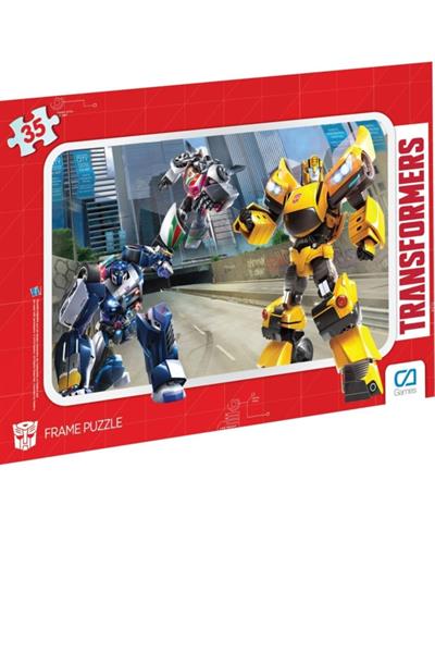 Transformers Frame Puzzle 35 Parça 2li Puzzle Seti