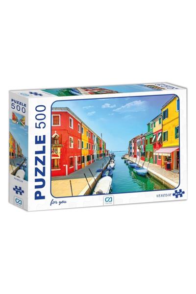 Venedik - Galata Kulesi 500 Parça Puzzle 2li Set