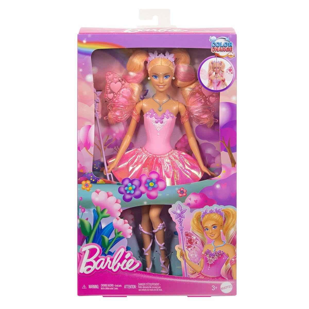JCP76 Barbie Renk Değiştiren Peri Kızı BebekDreamtopia Hayaller