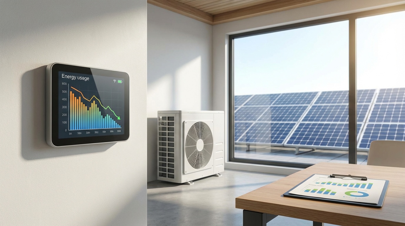4000 kWh elektrik tüketim limiti ve güneş enerjisi sistemi görseli,elektrik faturası artışı ve GES çözümü diyagramı,güneş enerjisi panelleri ve enerji üretim şeması,yenilenebilir enerji ile elektrik tasarrufu konsepti,hibrit inverter ve güneş paneli enerji akışı görseli
