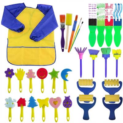 SPONGE ART TOOL SET-2 30 PARÇA SÜNGER BOYAMA SETİ