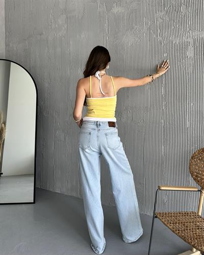 ÇİFT GÖRÜNÜMLÜ BAĞCIKLI TOP - SARI