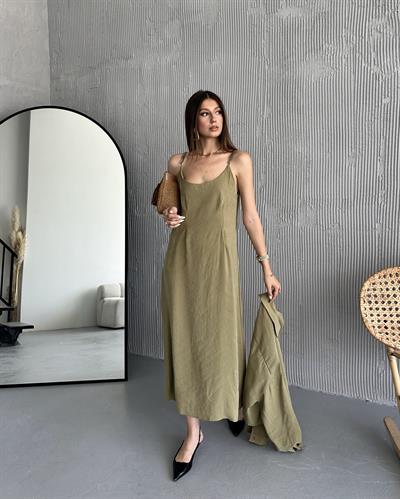 GÖMLEK ELBİSE TAKIM - HAKİ