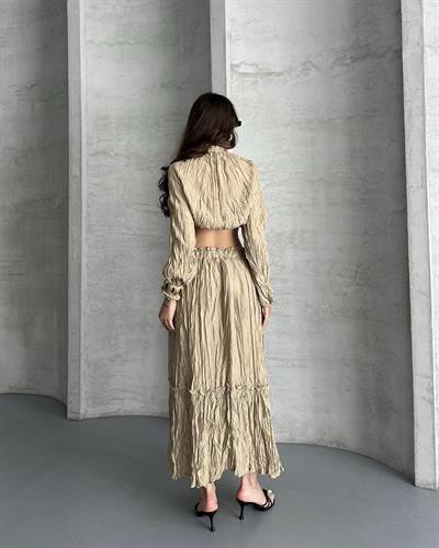 KRAŞLI ETEKLİ TAKIM - YEŞİL 