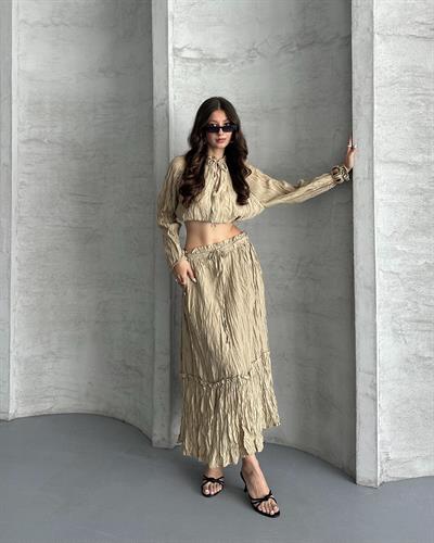 KRAŞLI ETEKLİ TAKIM - YEŞİL 