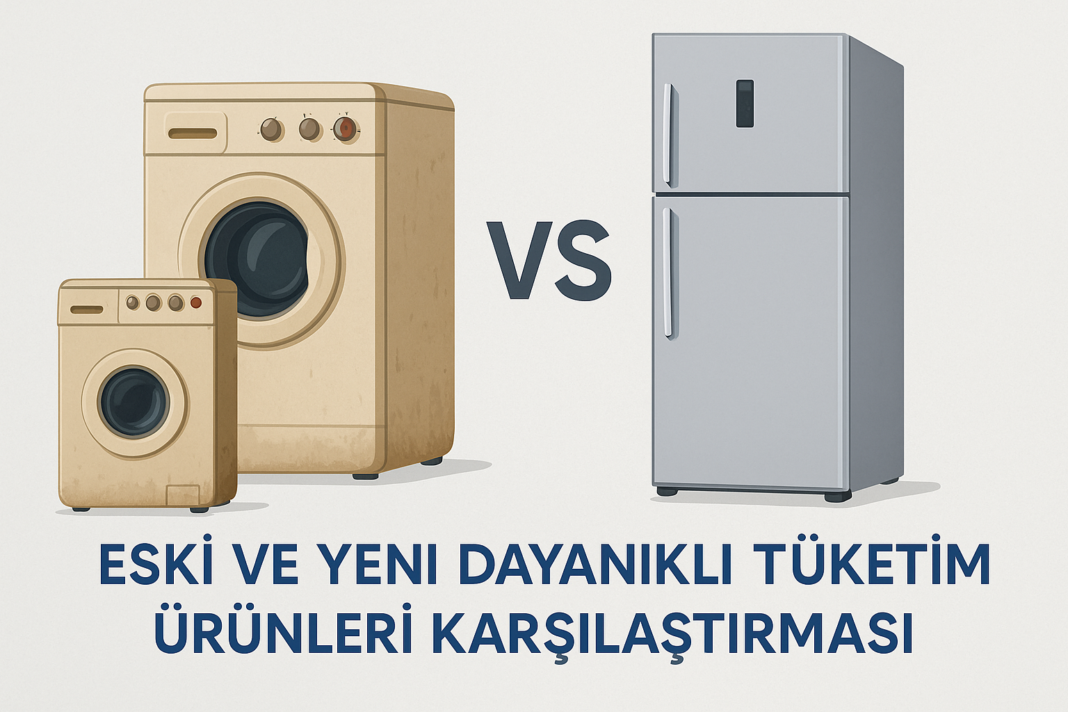 Dayanıklı tüketim ürünleri karşılaştırması: eski ve yeni modeller