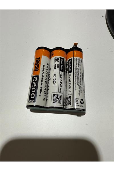 1860 lityum ion 3.7v 6600mah 5c grup batarya pil