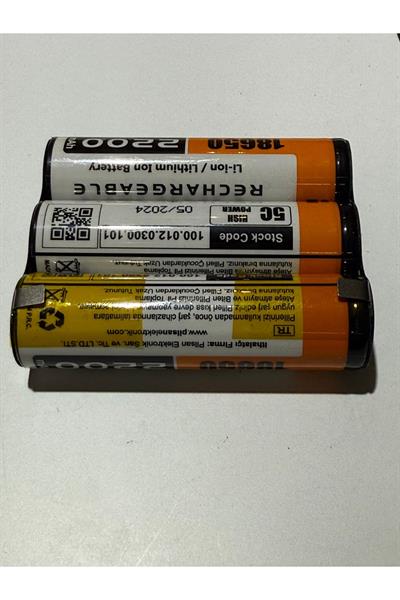 1860 lityum ion 3.7v 6600mah 5c grup batarya pil