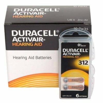 Duracell Activair 312 Numara İşitme Cihazı Pili 6lı Paket