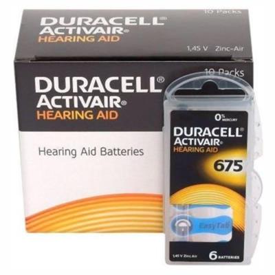 Duracell Activair 675 Numara İşitme Cihazı Pili 6lı Paket