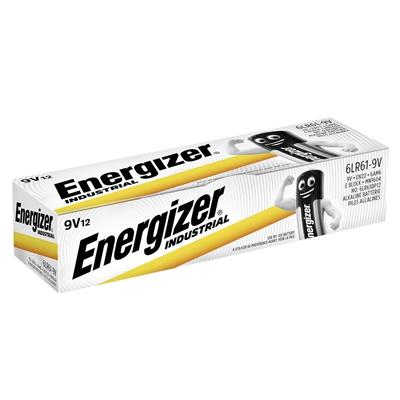 Energizer Industrial 9V Alkalin Pil 12li Paket