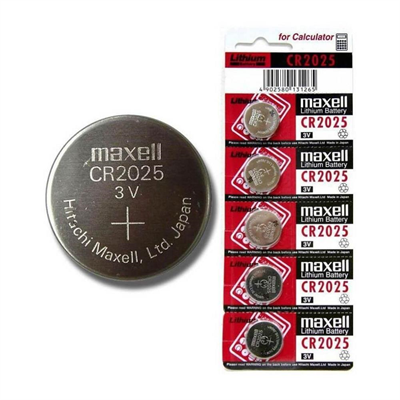 Maxell CR2025 3V Lityum Pil 5li Paket