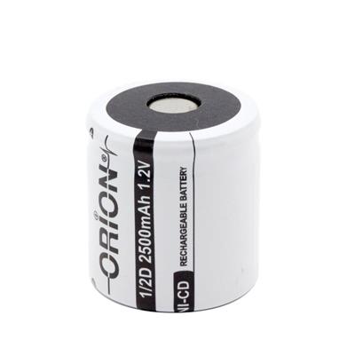 Orion 1.2V Ni-Cd 1/2D 2500mAh Şarj Edilebilir Pil