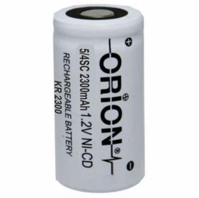 Orion 1.2V Ni-Cd 5/4SC 2300mAh Şarj Edilebilir Pil