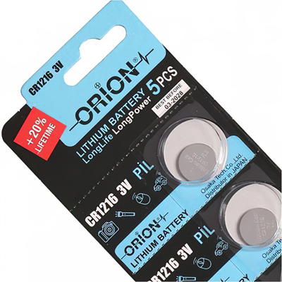 Orion CR1216 3V Lityum Pil 5li Paket