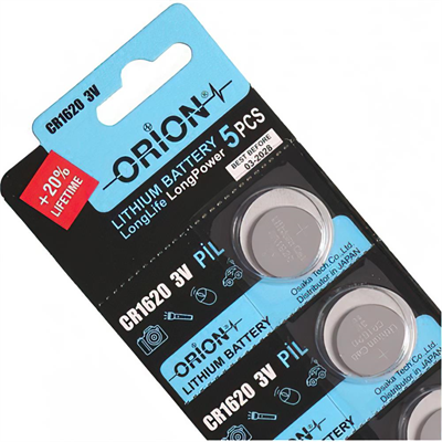 Orion CR1620 3V Lityum Pil 5li Paket