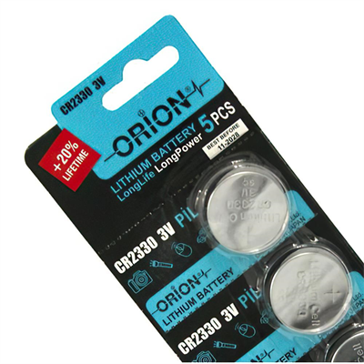 Orion CR2330 3V Lityum Pil 5li Paket