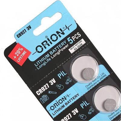 Orion CR927 3V Lityum Pil  5li Paket